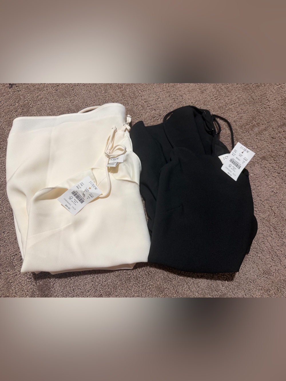 J.Crew Satin Cami Tops – 2-Piece Bundle | Size 6 | NWT